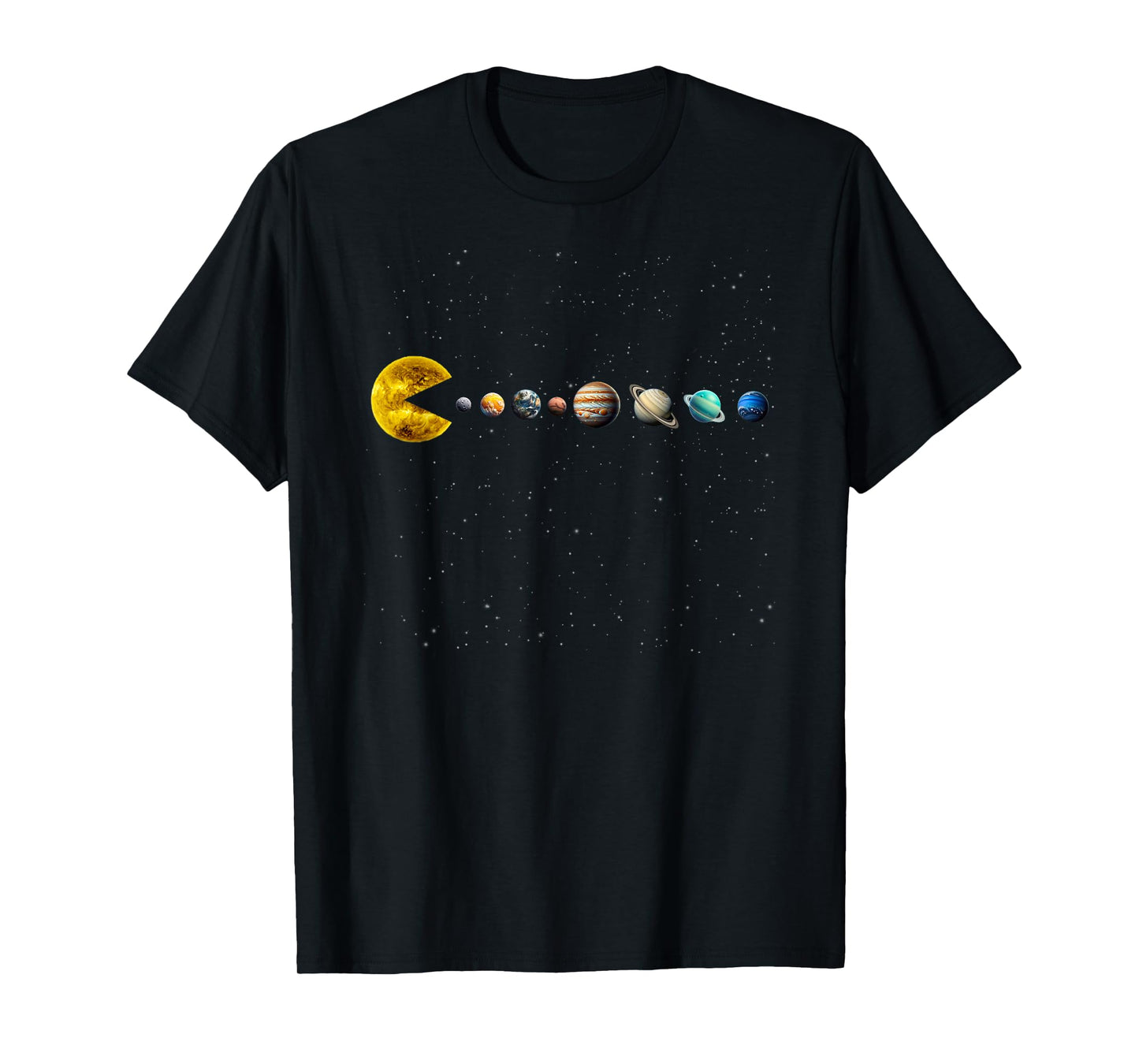 Funny Astronaut Planets gift Video Games astronomy space T-Shirt