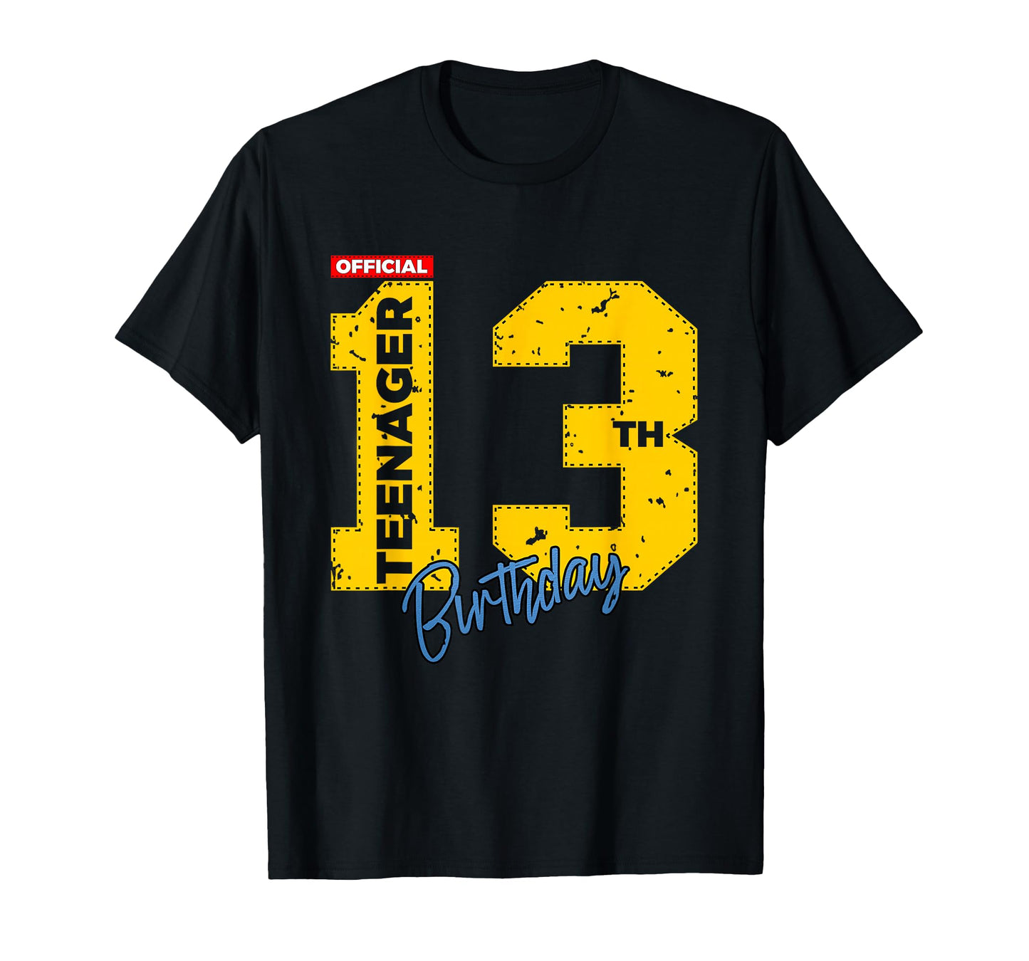 Official Teenager 13 Years Old 13th Birthday Gamer T-Shirt