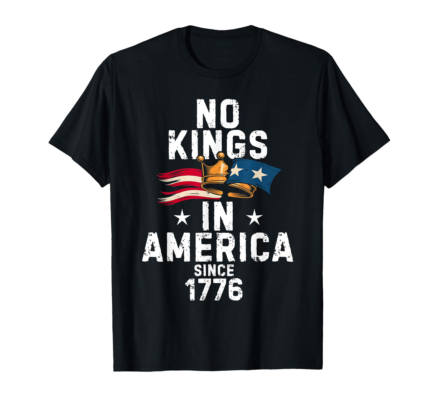 No Kings in America Since 1776 Anti Trump Tee T-Shirt