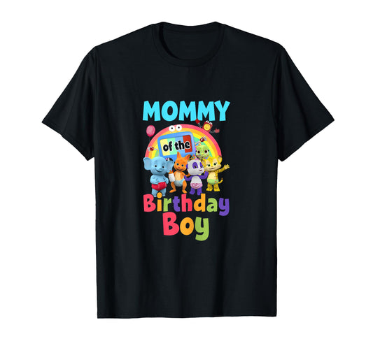 Dad And Mom Mommy Of The Birthday Boy Family Party Decor T-Shirt