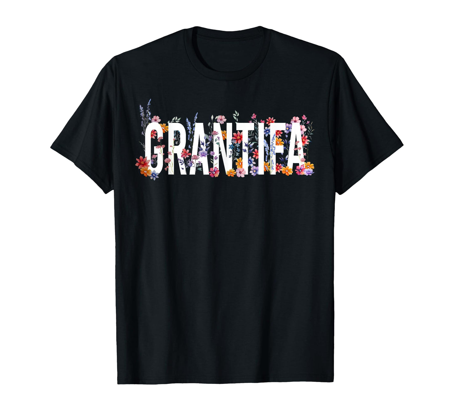 Funny I Am Grantifa Vintage Floral Women T-Shirt
