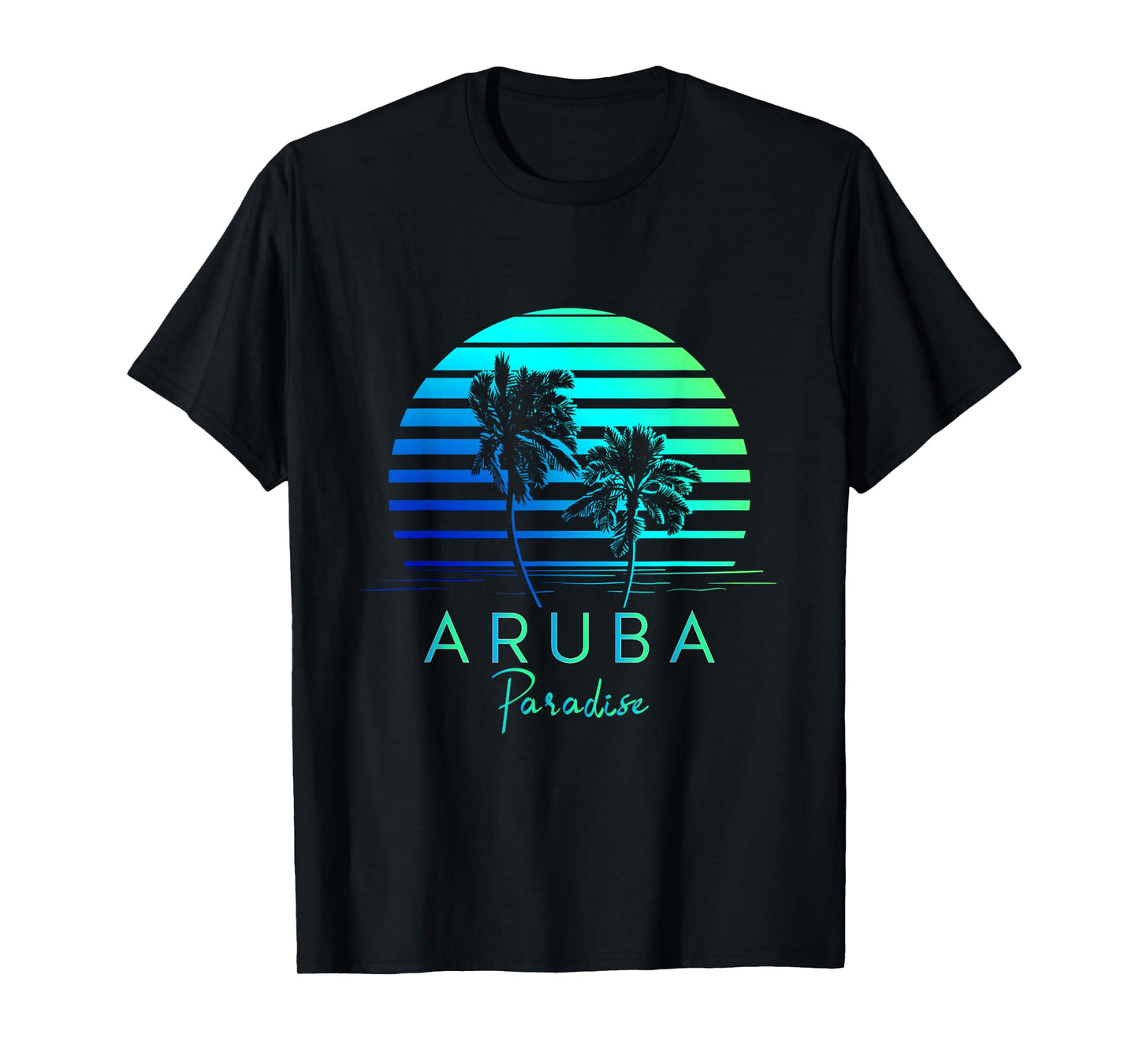 Vintage Aruba Beach Vibes Vacation Souvenir T-Shirt