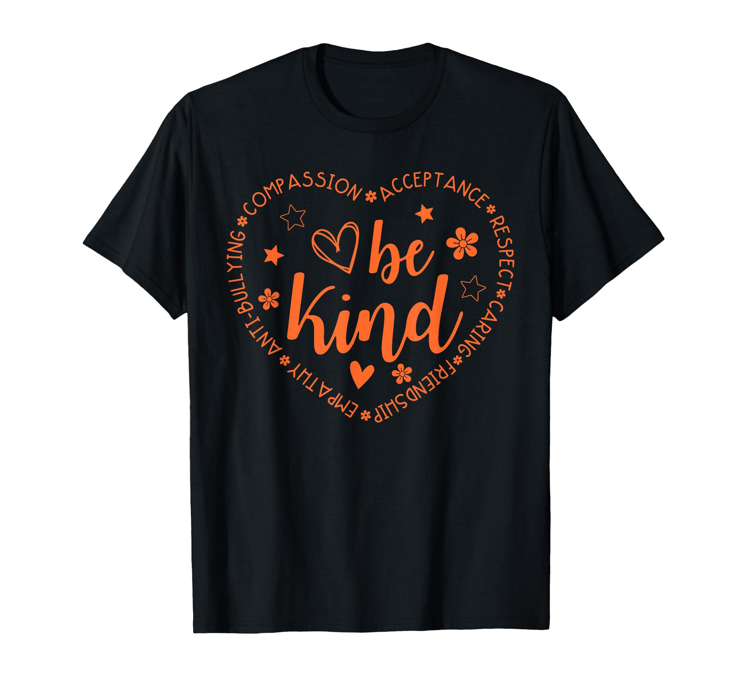 Unity Day Be Kind Kindness Orange Anti Bullying Teacher Kids T-Shirt