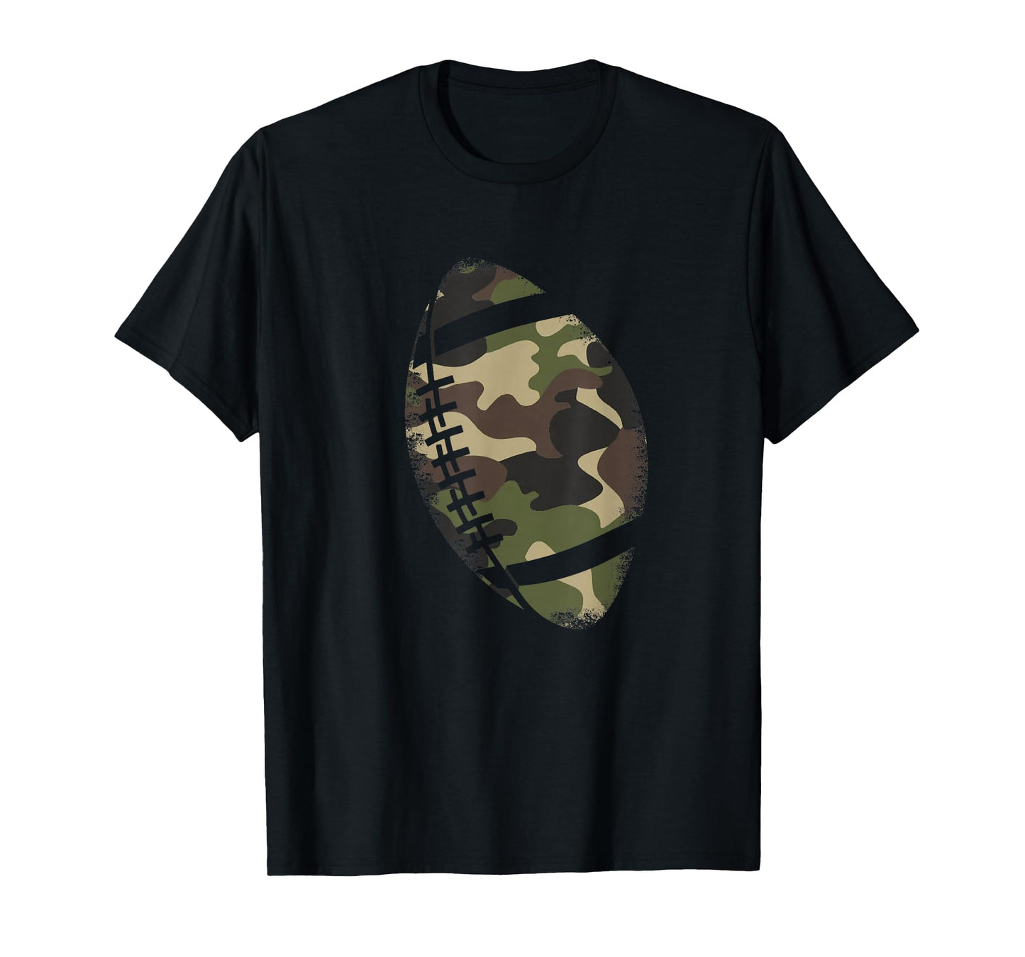 Football Camouflage Gift College Team Coach Camo T-Shirt