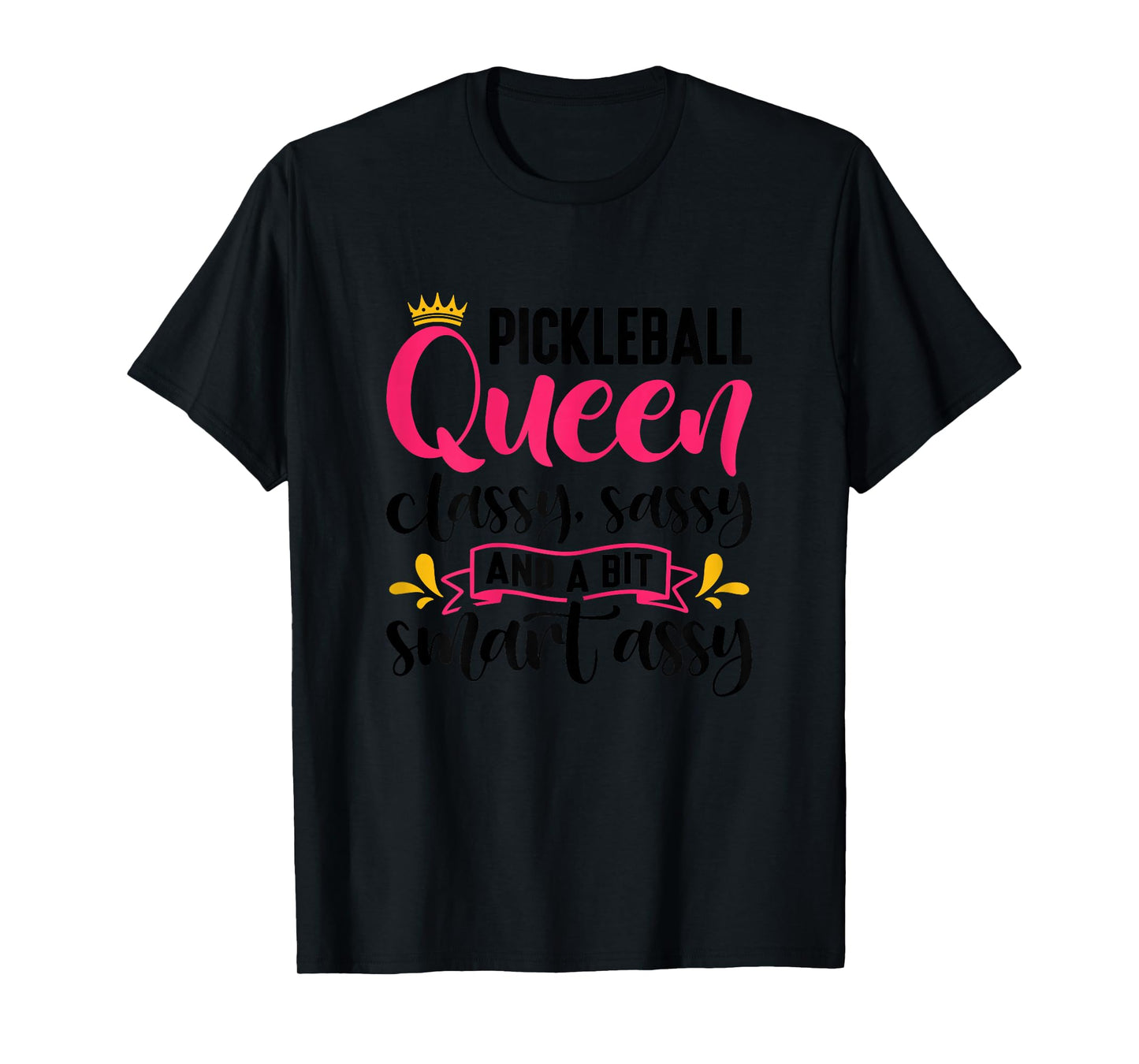 Funny Pickleball Queen Graphic for Women Pickleball Player T-Shirt