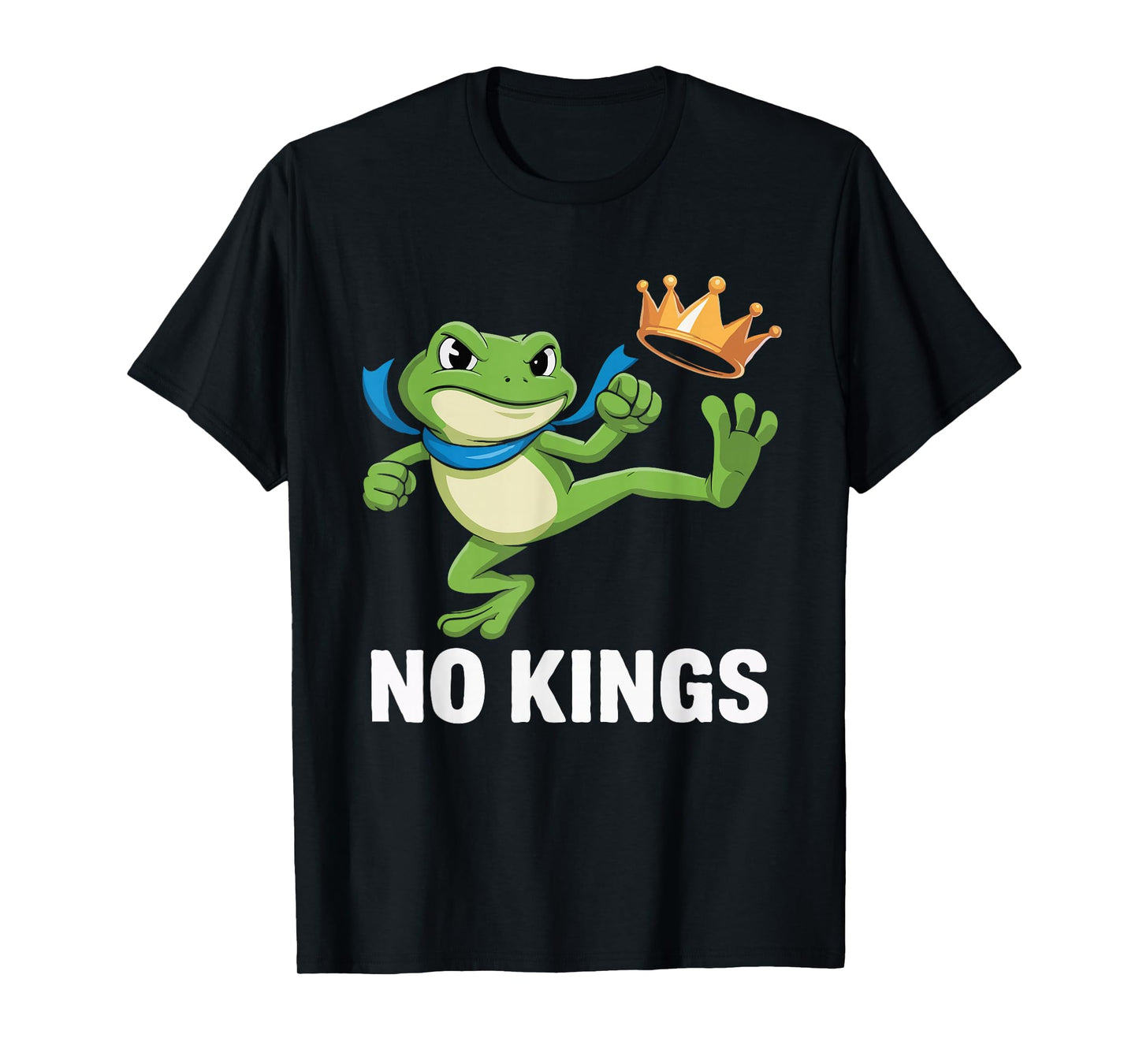 No Kings Men Women Portland Frog Protest T-Shirt