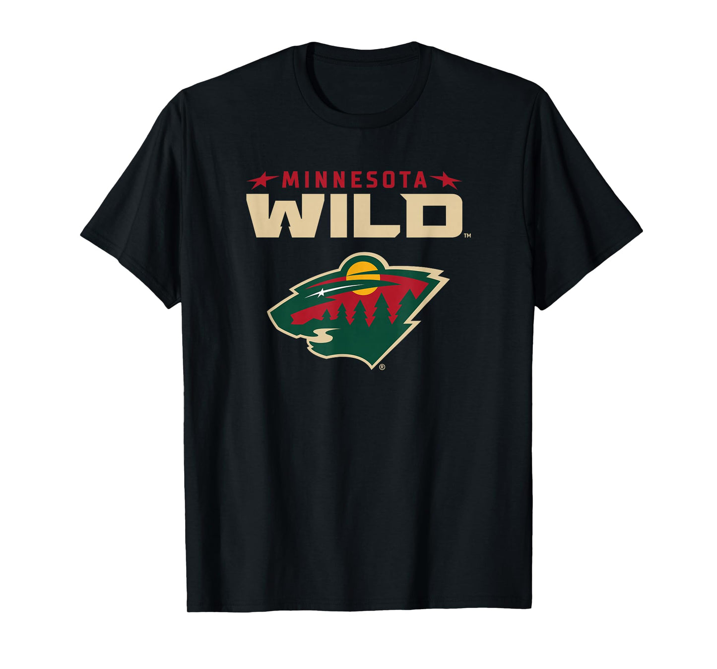 Minnesota Wild Power Play Black Officially Licensed T-Shirt