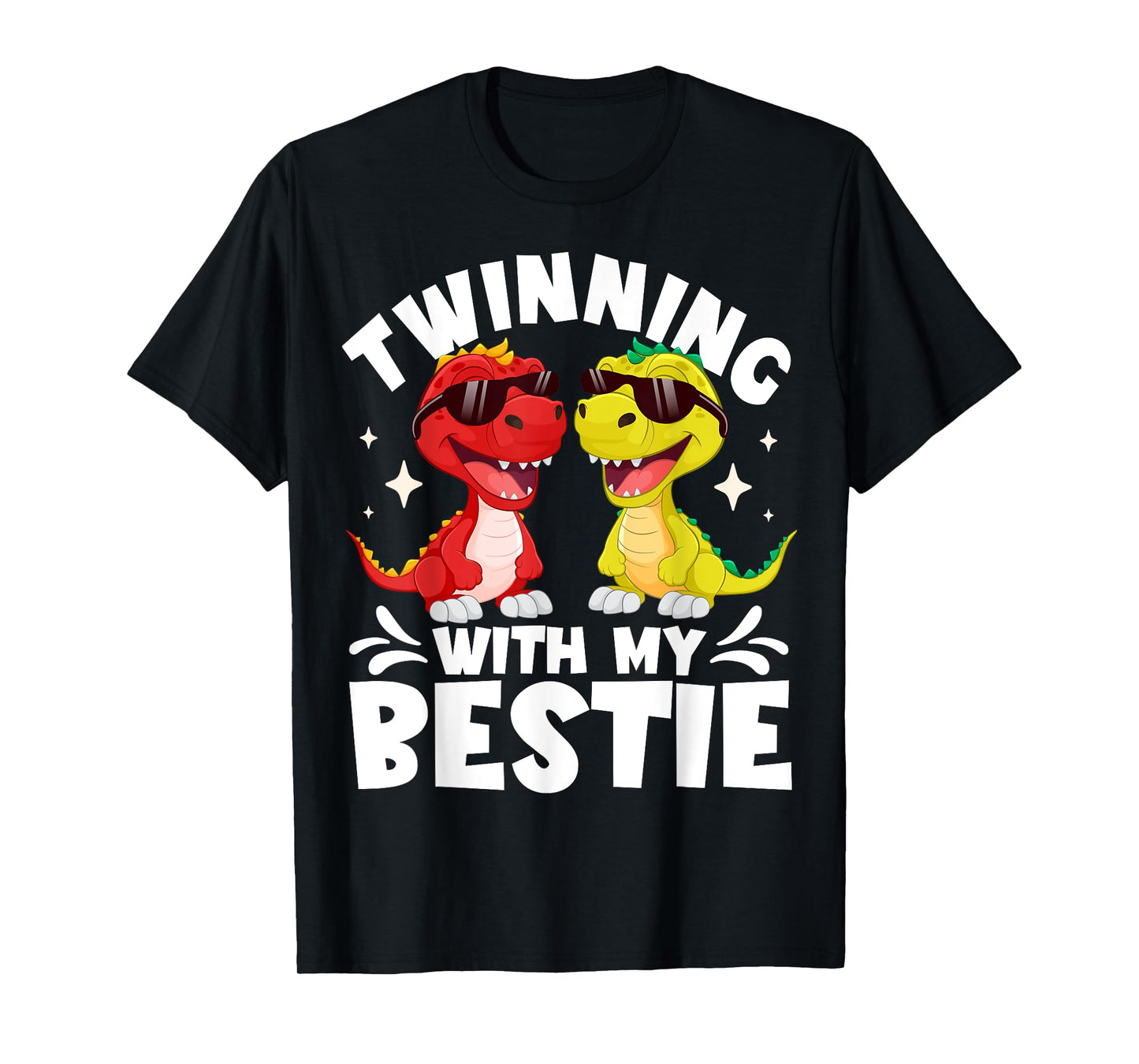 Twinning With My Bestie, Friends Spirit Week Boys Kids Day T-Shirt