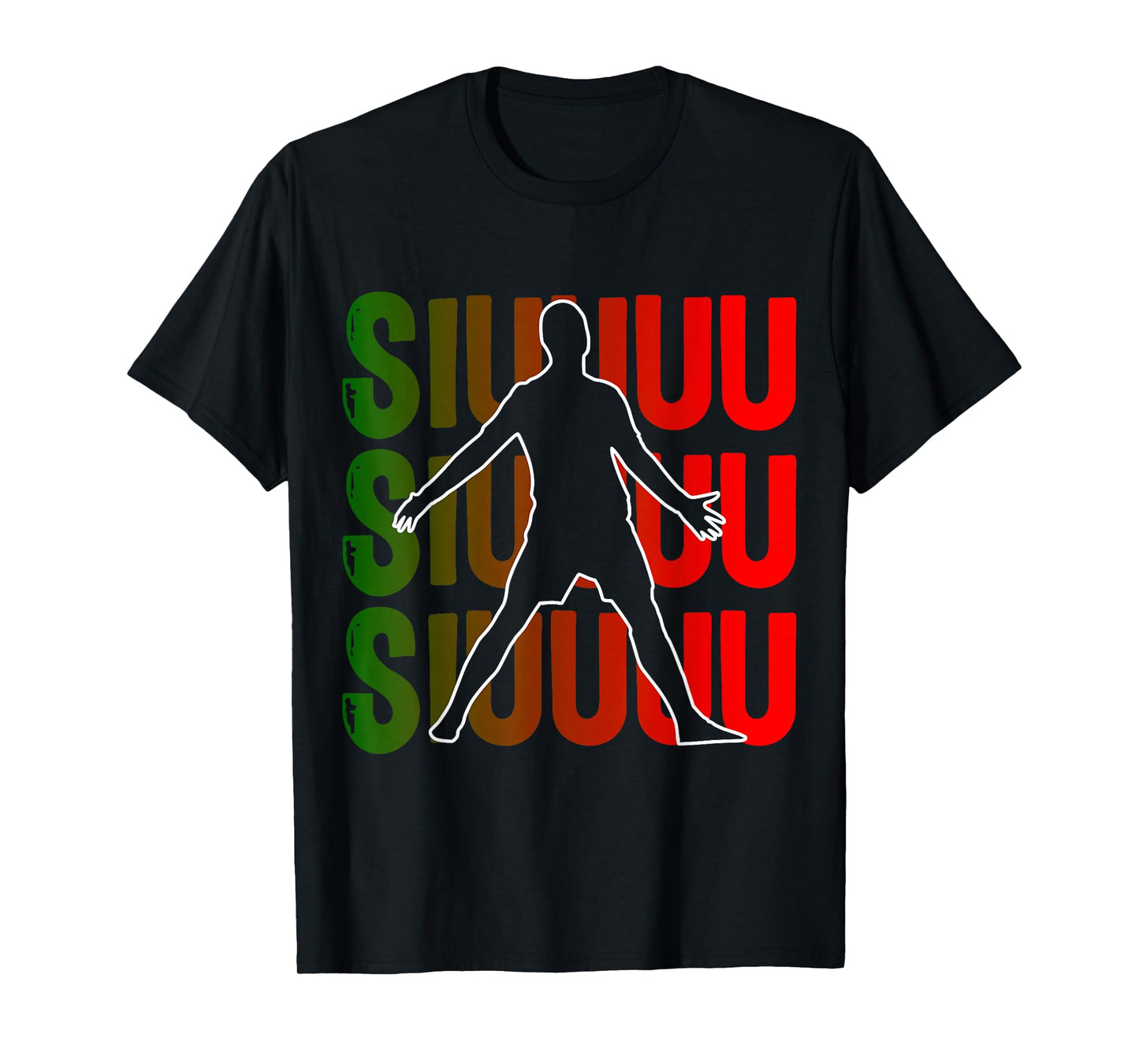 Siuuu Funny Soccer Football Boys Men Women Soccer Player T-Shirt