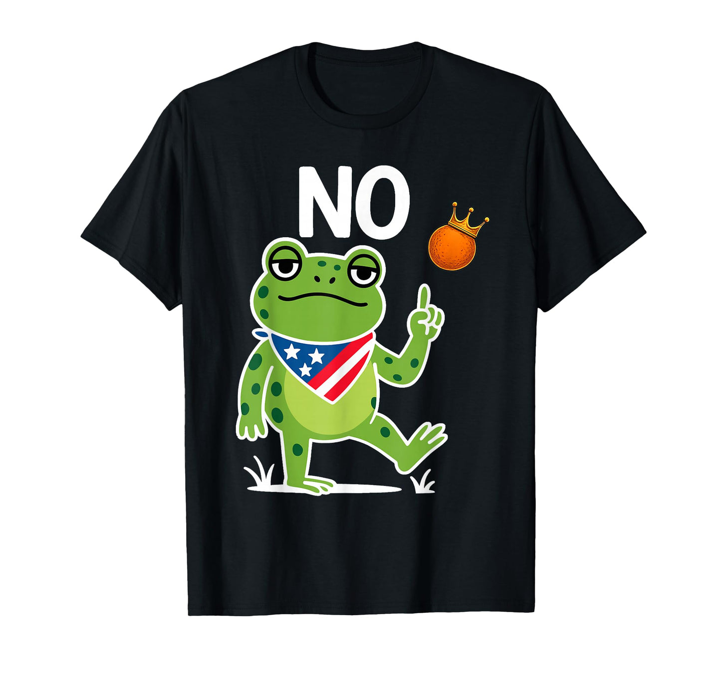 Frog Protest No Kings in America T-Shirt