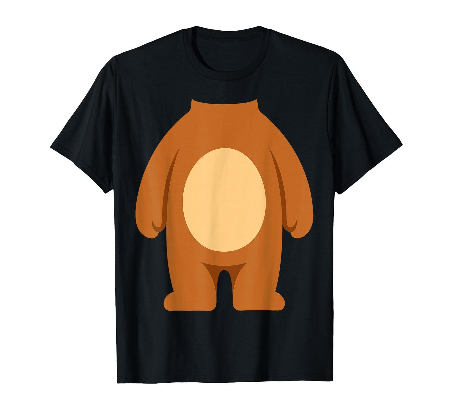 Bear Costume Shirt Adult Kids Men Women Brown Bear Costume T-Shirt