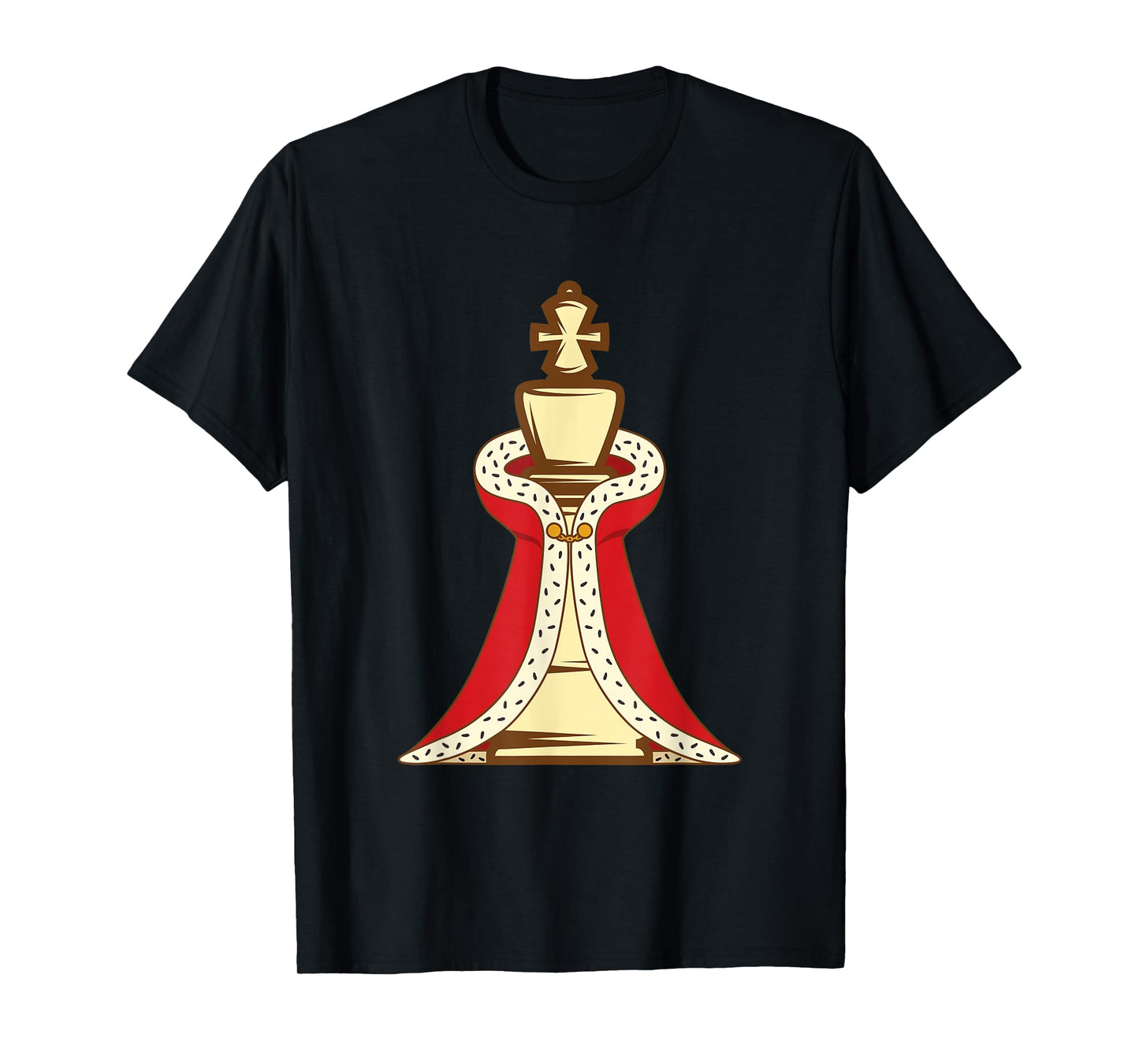 Chess King Piece Costume Chess Club Halloween T-Shirt