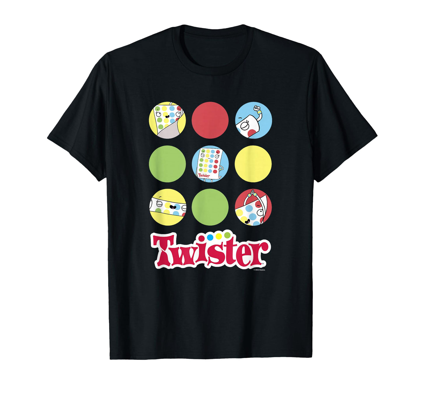 Twister Vintage Retro Classic Game Instruction Panel T-Shirt
