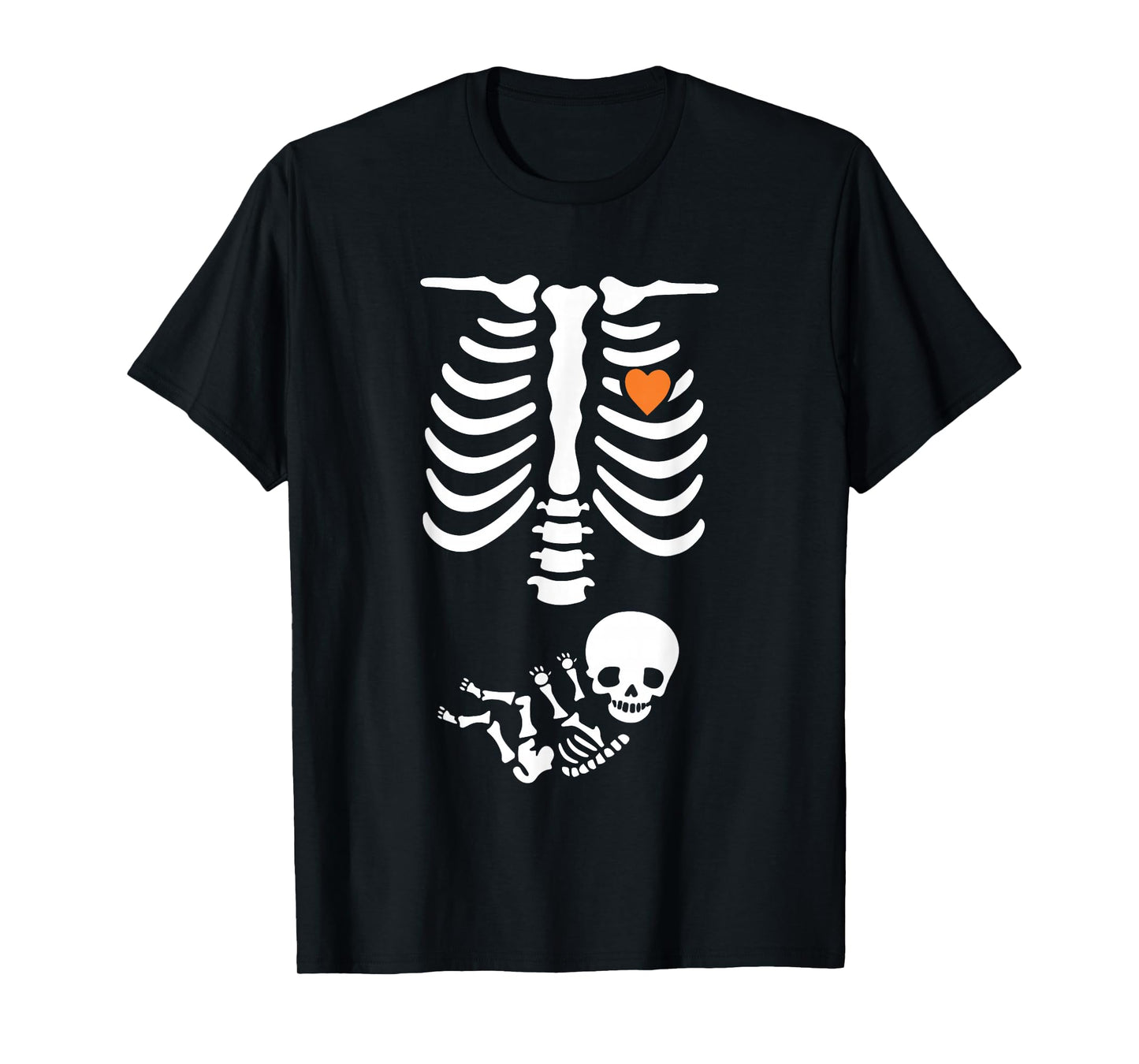 Skeleton Halloween Maternity Funny Pregnancy 2025 T-Shirt