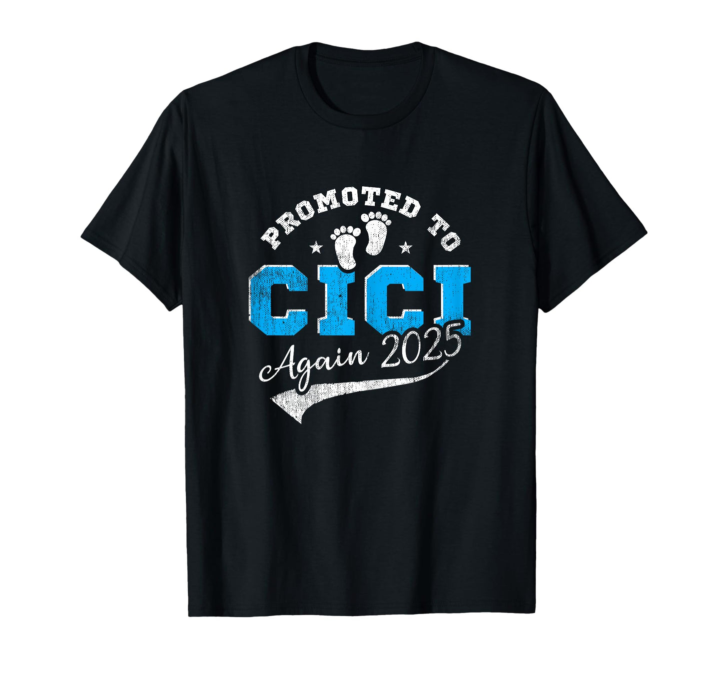 Promoted To Cici Again 2025 Grandma 2nd Time Announce T-Shirt