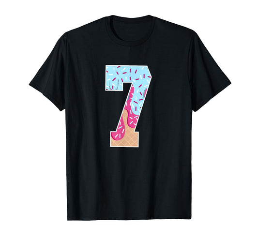 67 Ice Cream Drip Meme Six Seven Gen Alpha Slang T-Shirt