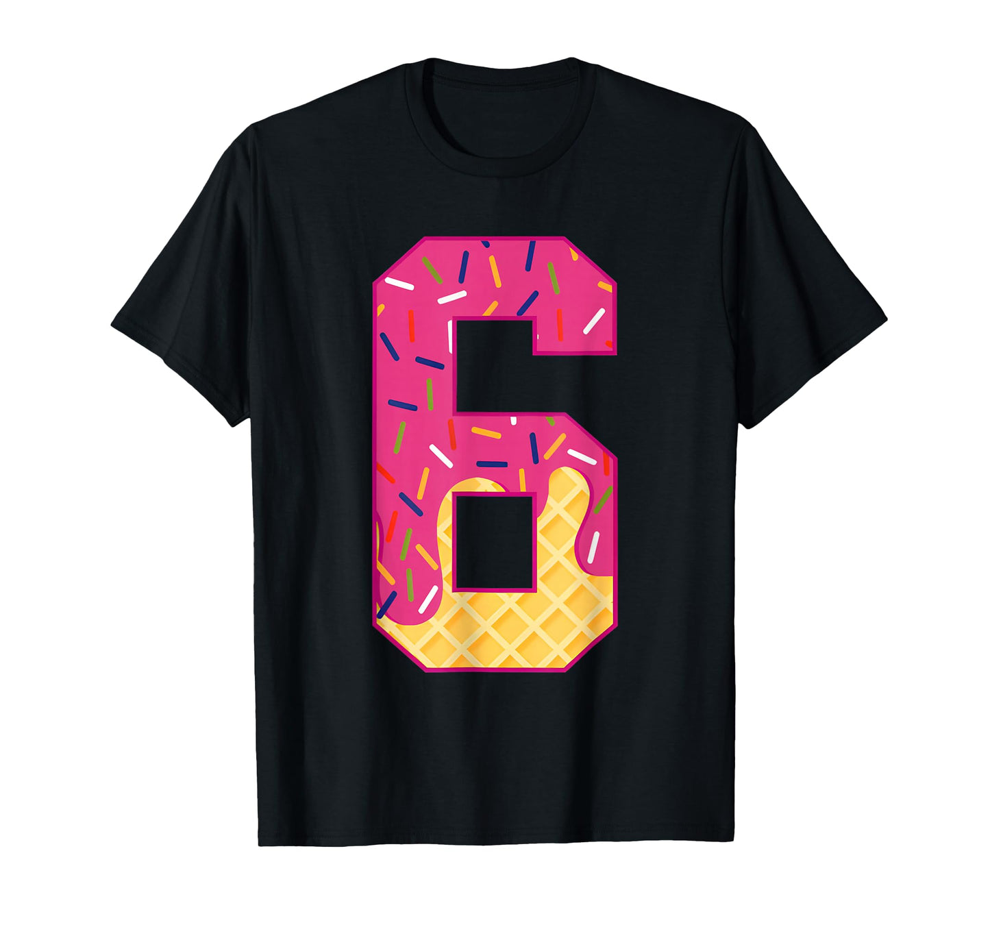 Number 6 Ice Cream Drip 67 Meme Couple Halloween Costume T-Shirt
