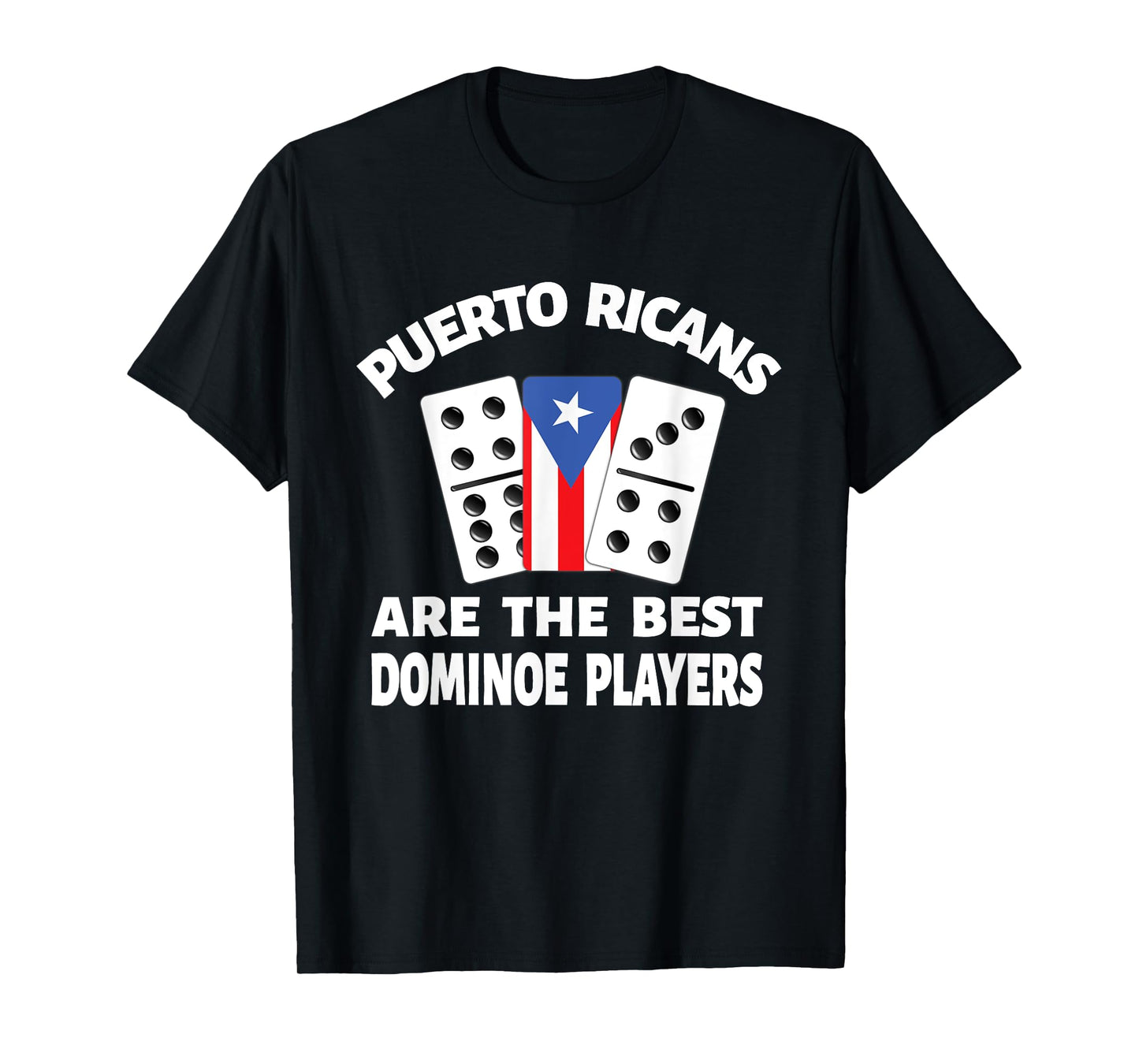 Puerto Rico Flag Domino Puerto Rican Dominoes Train Boricua T-Shirt
