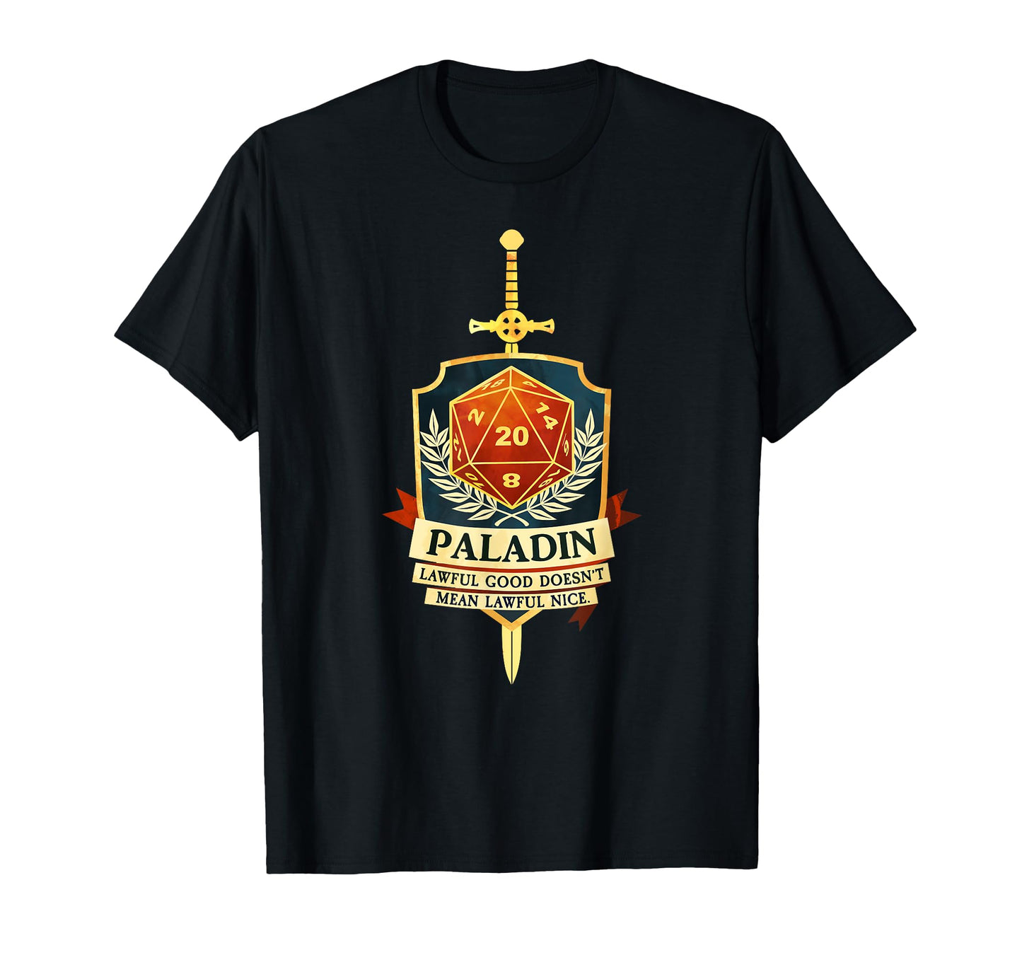 Paladin Fantasy RPG TRPG Gamer Class T-Shirt