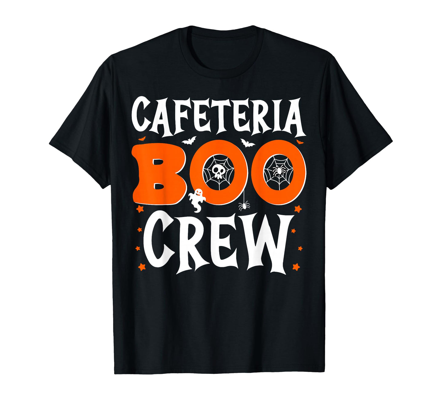 Cafeteria Boo Crew Lunch Lady Spooky Halloween Costume T-Shirt