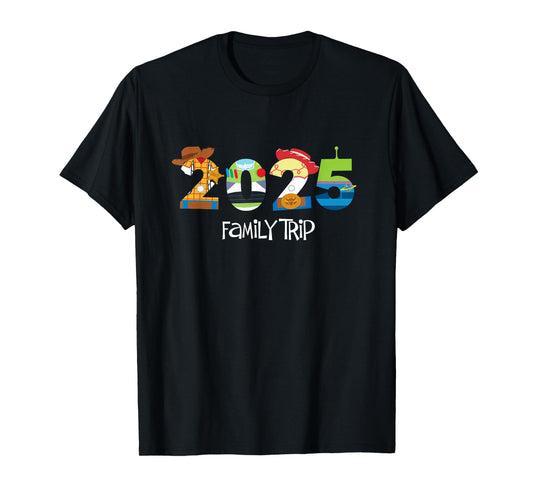 Disney and Pixar's Toy Story "2025 Family Trip" Vacation T-Shirt