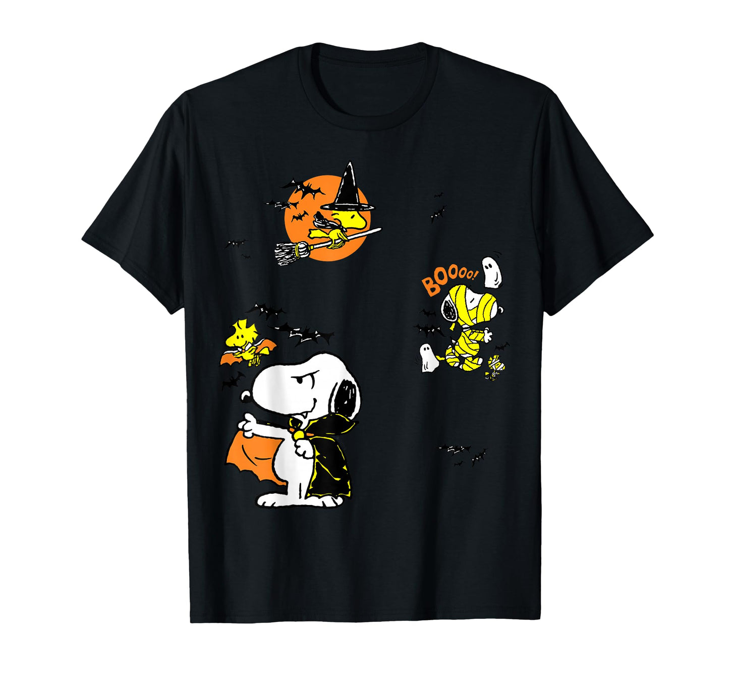 Snoopy and Woodstock Halloween Fun T-Shirt