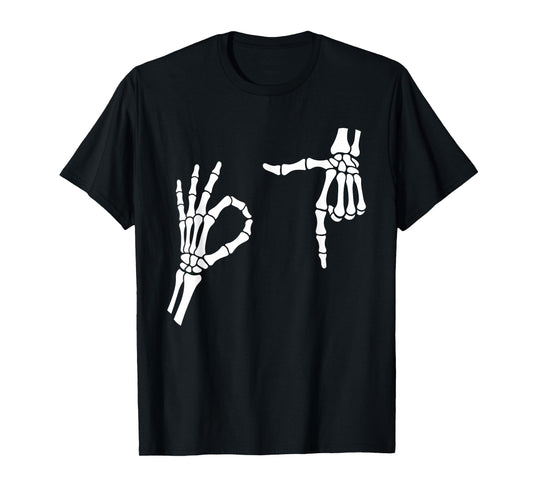 67 Skeleton Funny Six Seven Meme Gen Alpha Slang Halloween T-Shirt