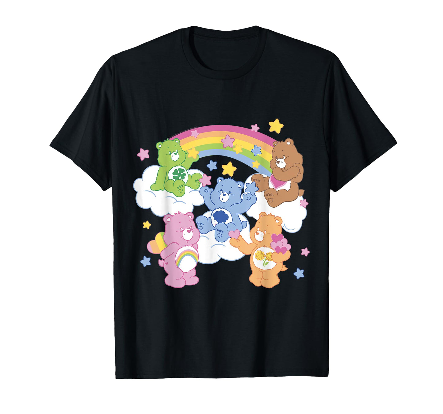 Care Bears Rainbow Cloud Group T-Shirt