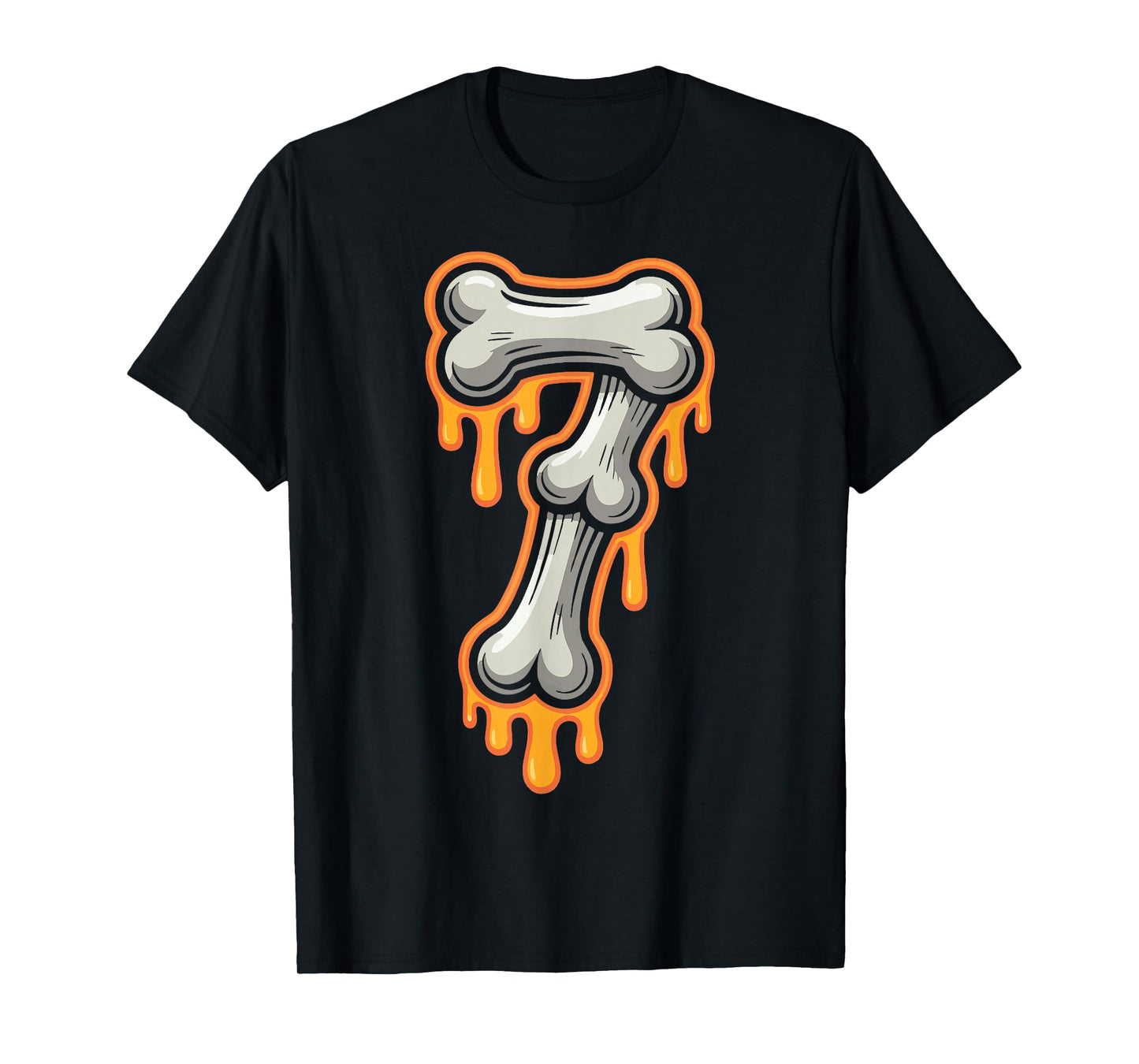 Six Seven Meme Skeleton 6 7 Halloween Costume for Couples T-Shirt