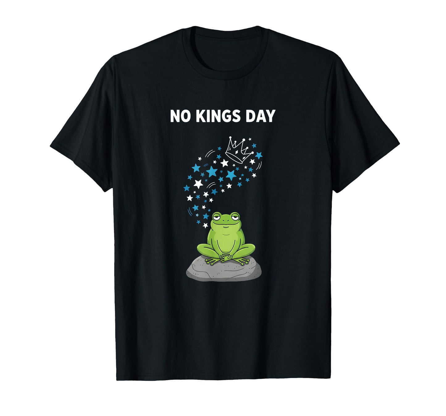 Frog Protest No Kings in America Democracy Patriotic Frog T-Shirt