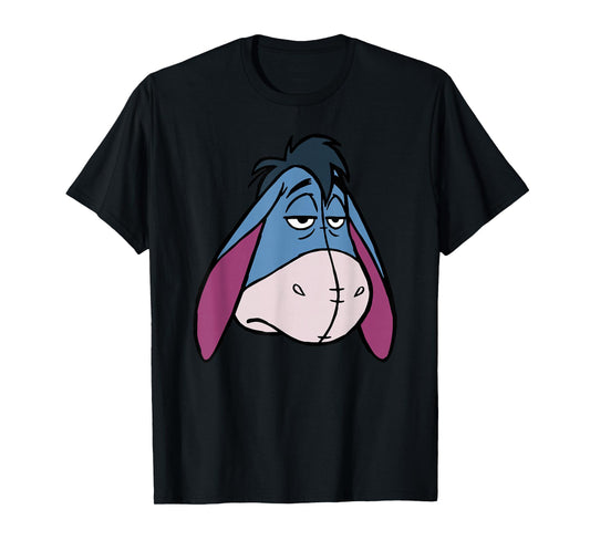 Disney Winnie the Pooh Bored Eeyore Big Face Logo T-Shirt