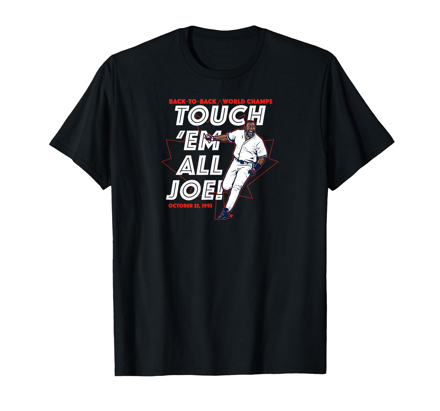 Joe Carter: Touch 'Em All - Toronto Baseball T-Shirt
