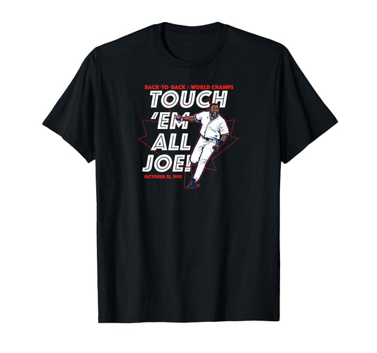 Joe Carter: Touch 'Em All - Toronto Baseball T-Shirt