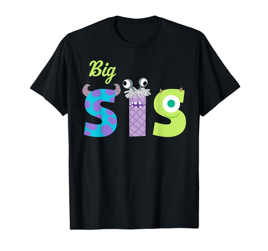 Disney & Pixar's Monsters, Inc. Big Sis Sister Family Trip T-Shirt