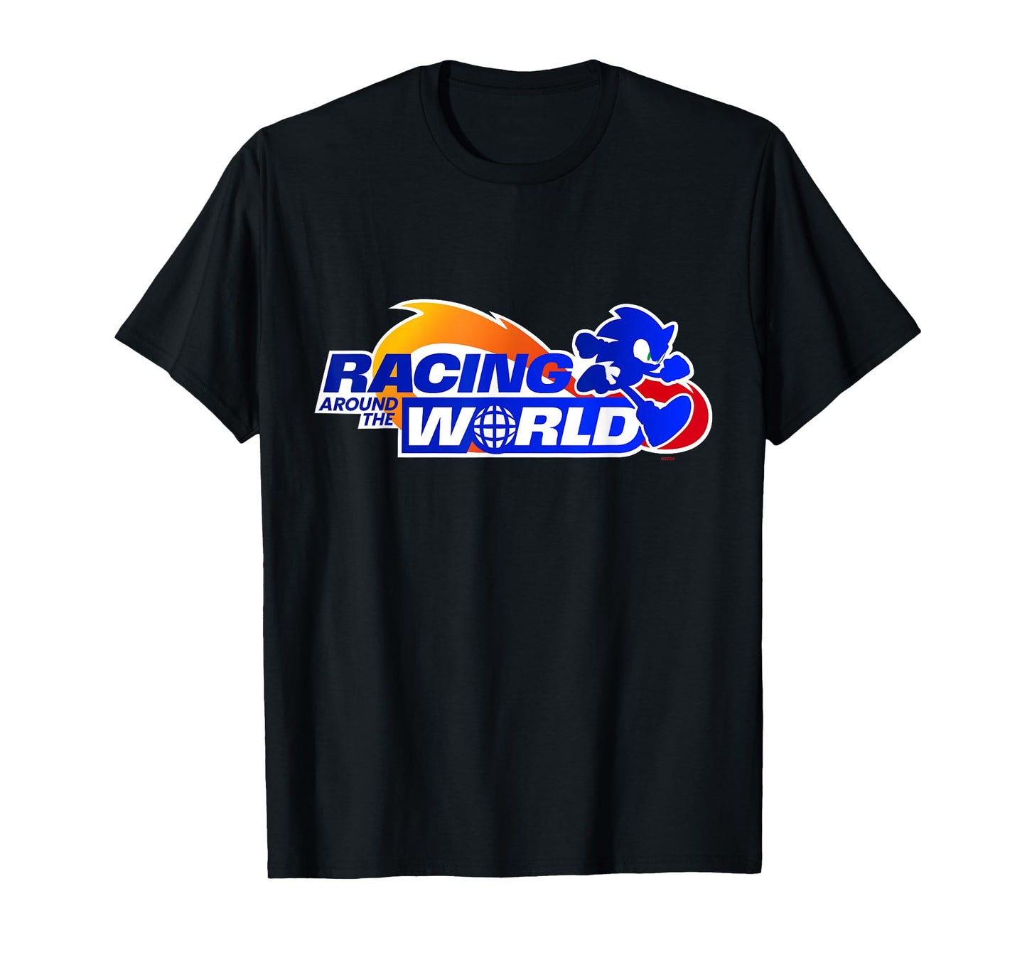 Sonic the Hedgehog - Racing Around the World logo T-Shirt