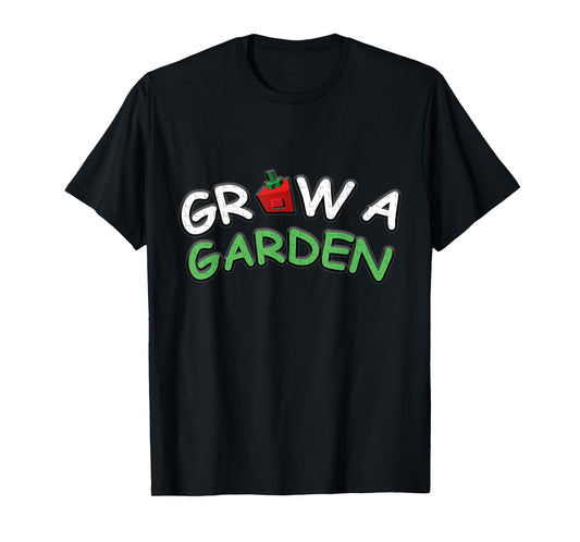Grow A Garden Funny Gamer Design T-Shirt