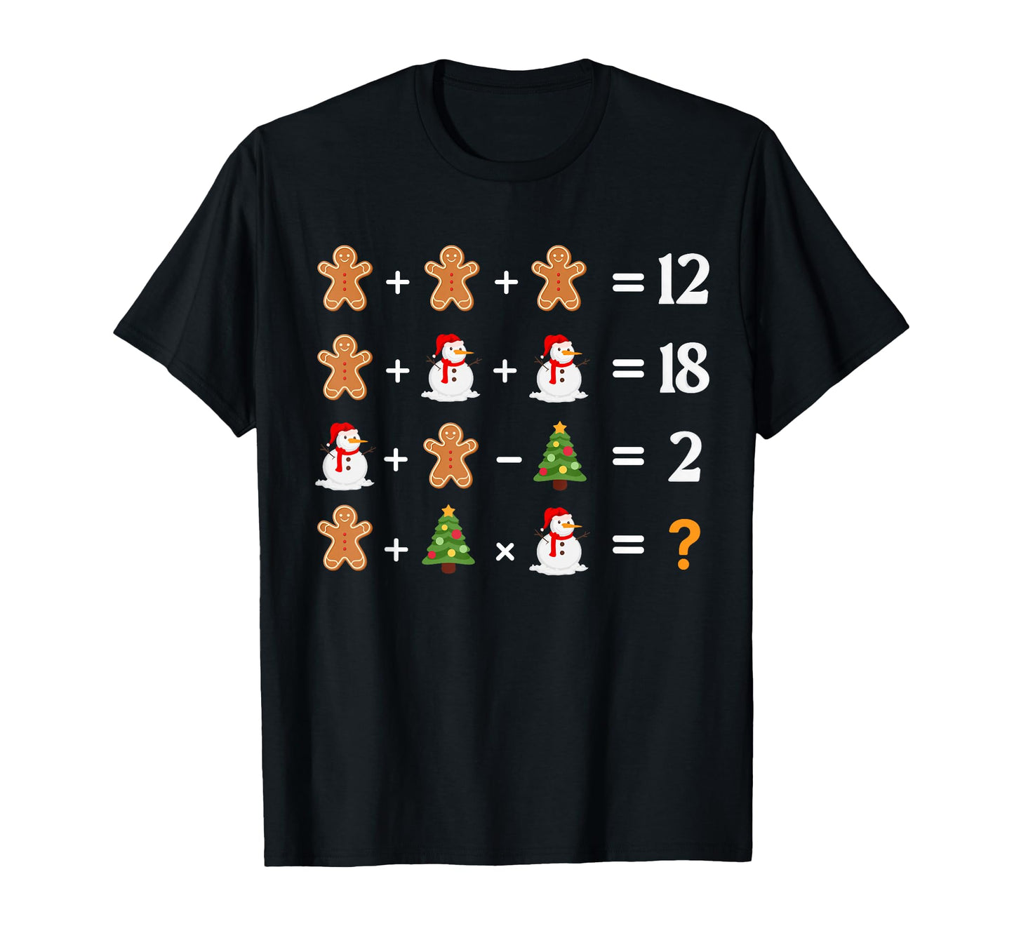 Funny 6 7 Meme Christmas Order of Operations Math Teacher T-Shirt
