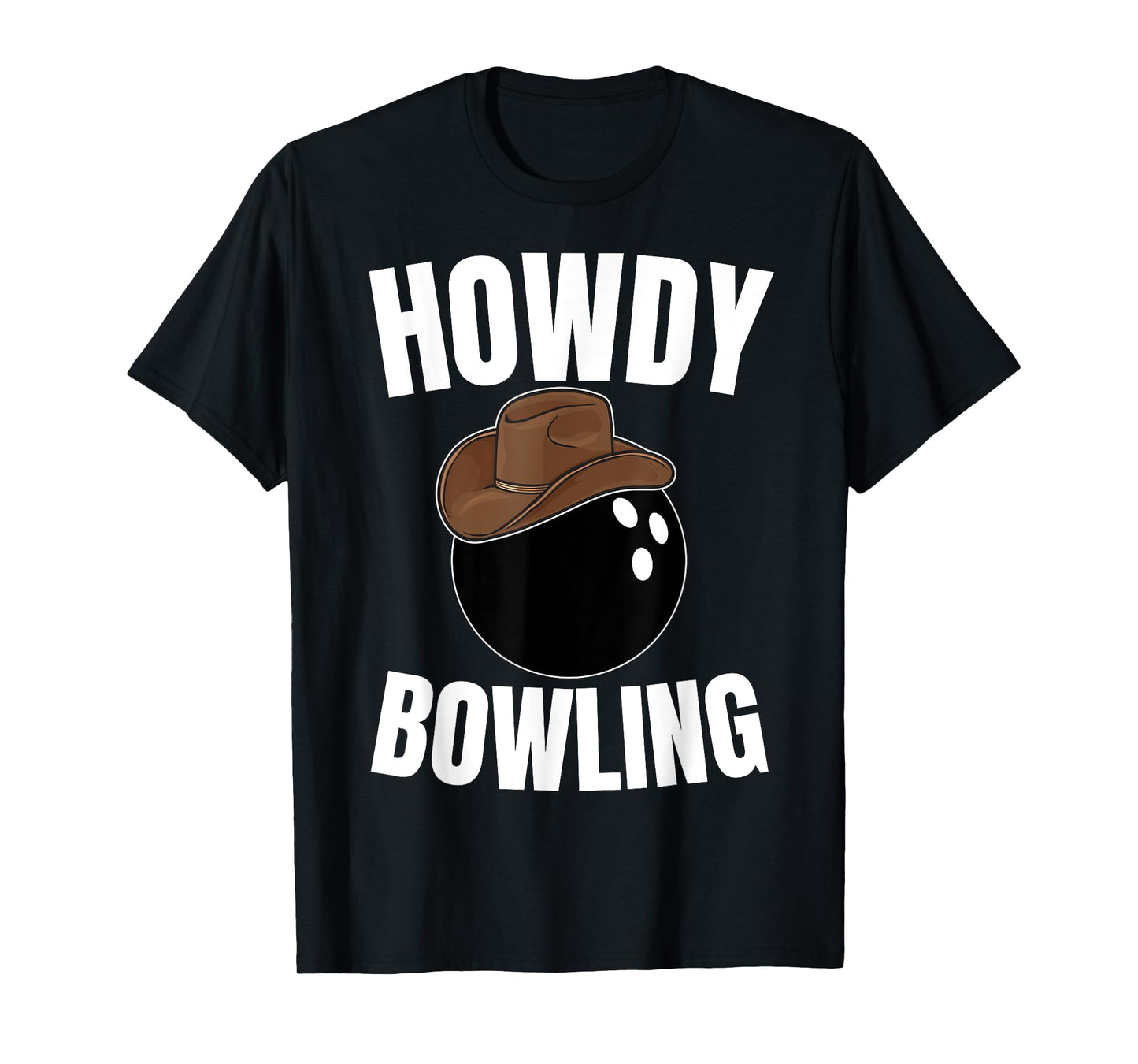 Howdy Bowling Cowboy Cowgirl Western Bowling Lover T-Shirt