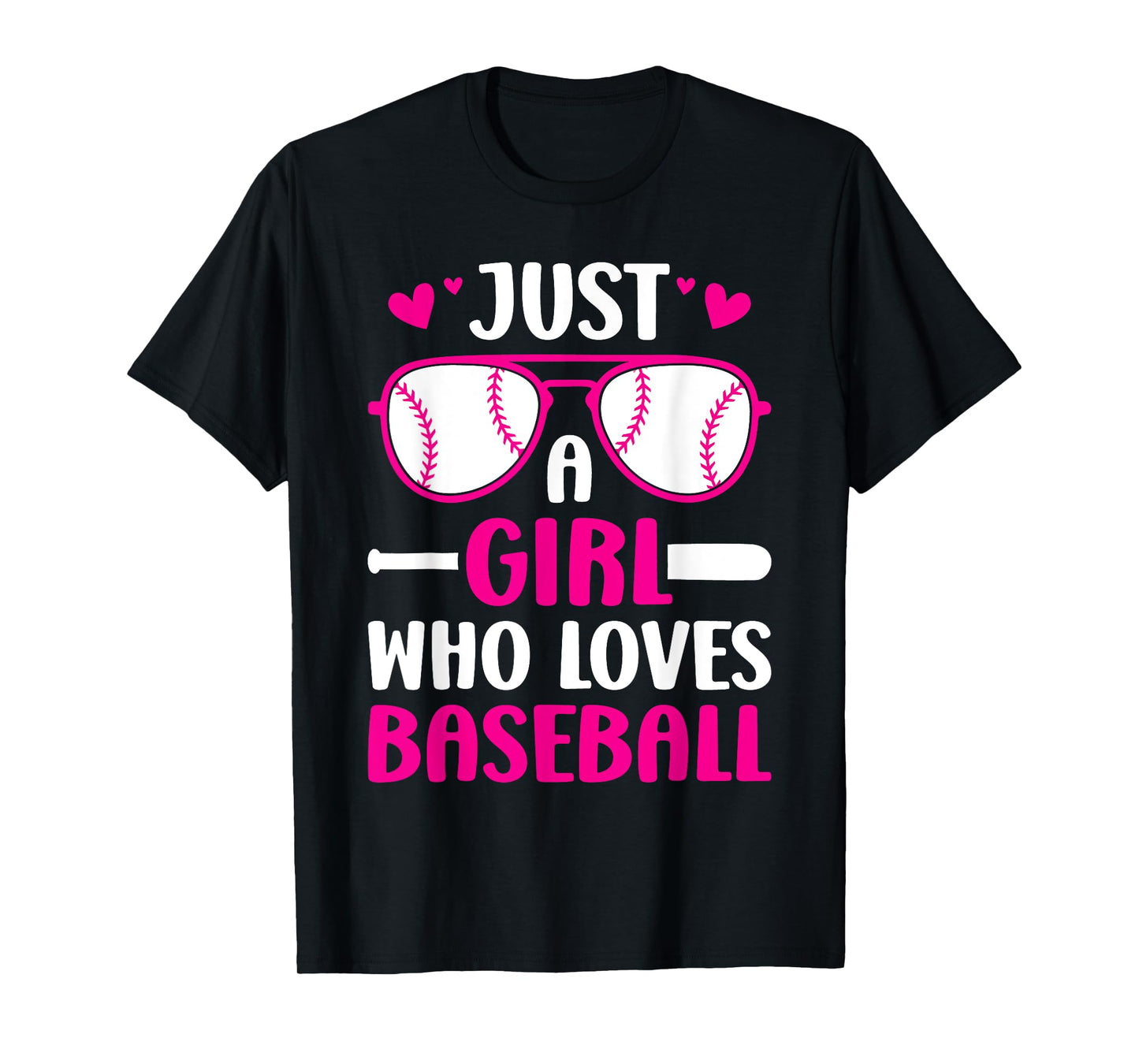 Just a Girl Who Loves Baseball T-Shirt