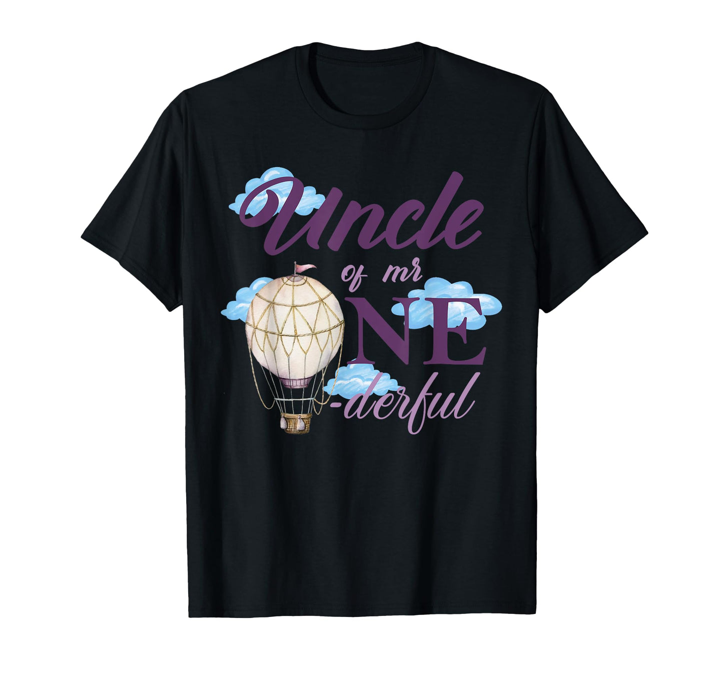 Uncle of Mr Onederful 1st Birthday First One-Derful Matching T-Shirt