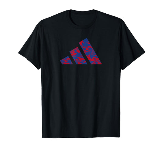 adidas Badge of Sport Camo Three Bar Graphic T-Shirt