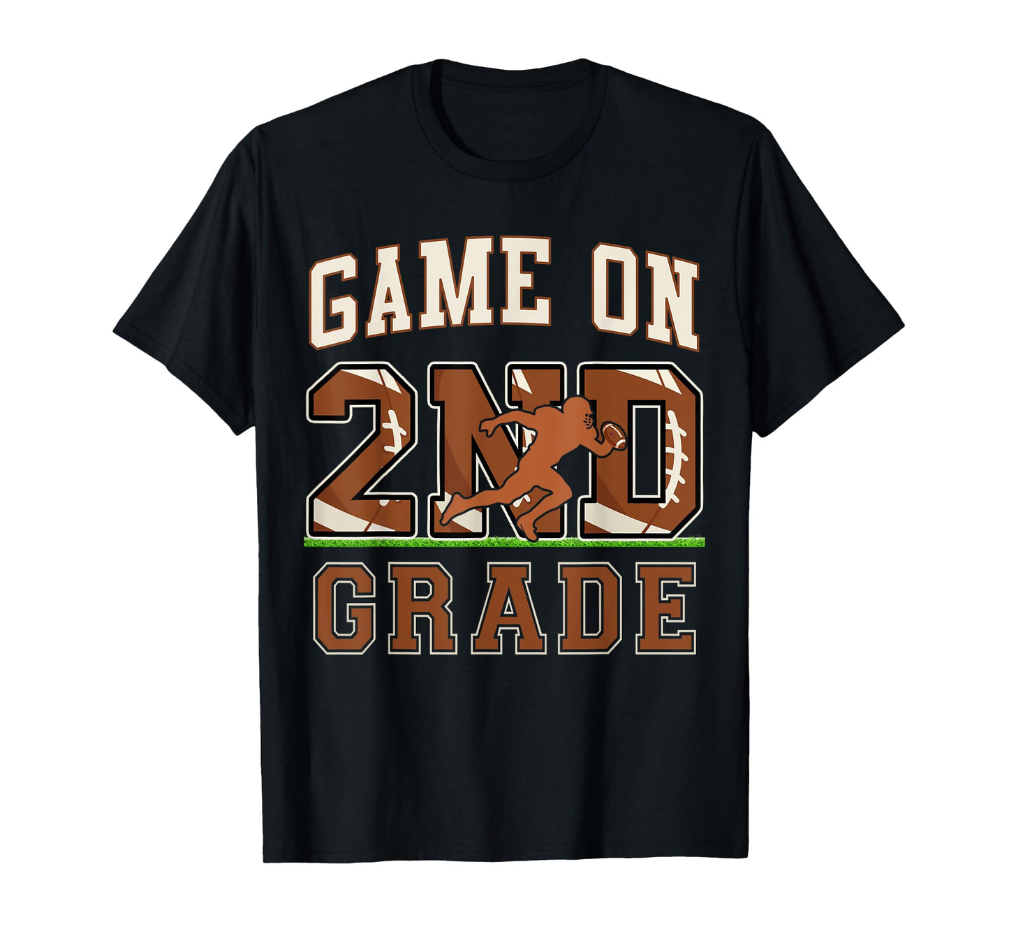 First Day of 2nd Grade Boys Football Game On Second Grade T-Shirt