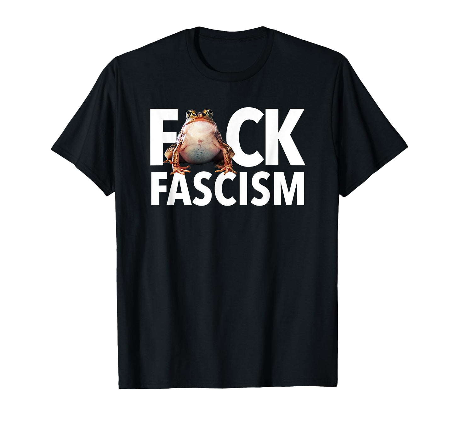 Fuck Fascism - Censored with Portland Frog T-Shirt