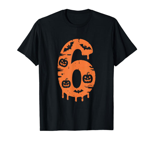 6 Number Meme 67 Six Seven Halloween T-Shirt