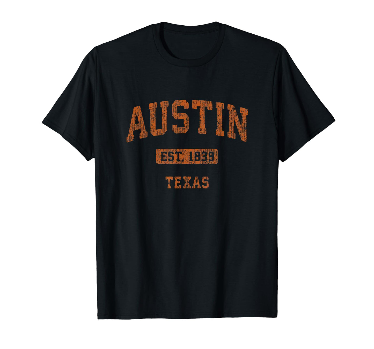 Austin Texas TX Vintage Athletic Sports Design T-Shirt