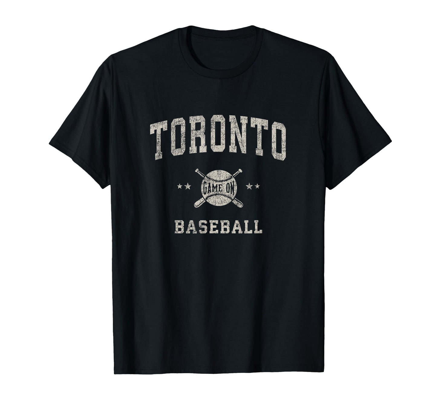 Toronto Vintage Baseball Throwback Retro Design T-Shirt