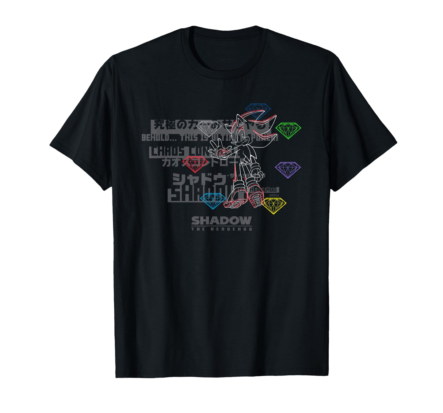 Sonic the Hedgehog, Shadow the Hedgehog - Intense Type T-Shirt