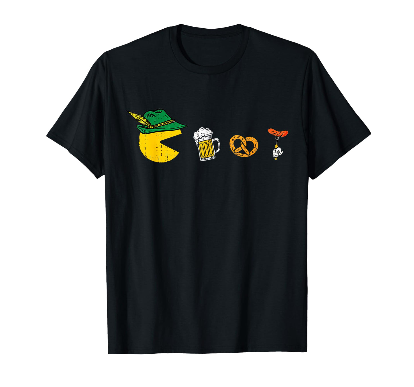 Funny Gamer Oktoberfest Lederhosen Drinking Beer Festival T-Shirt