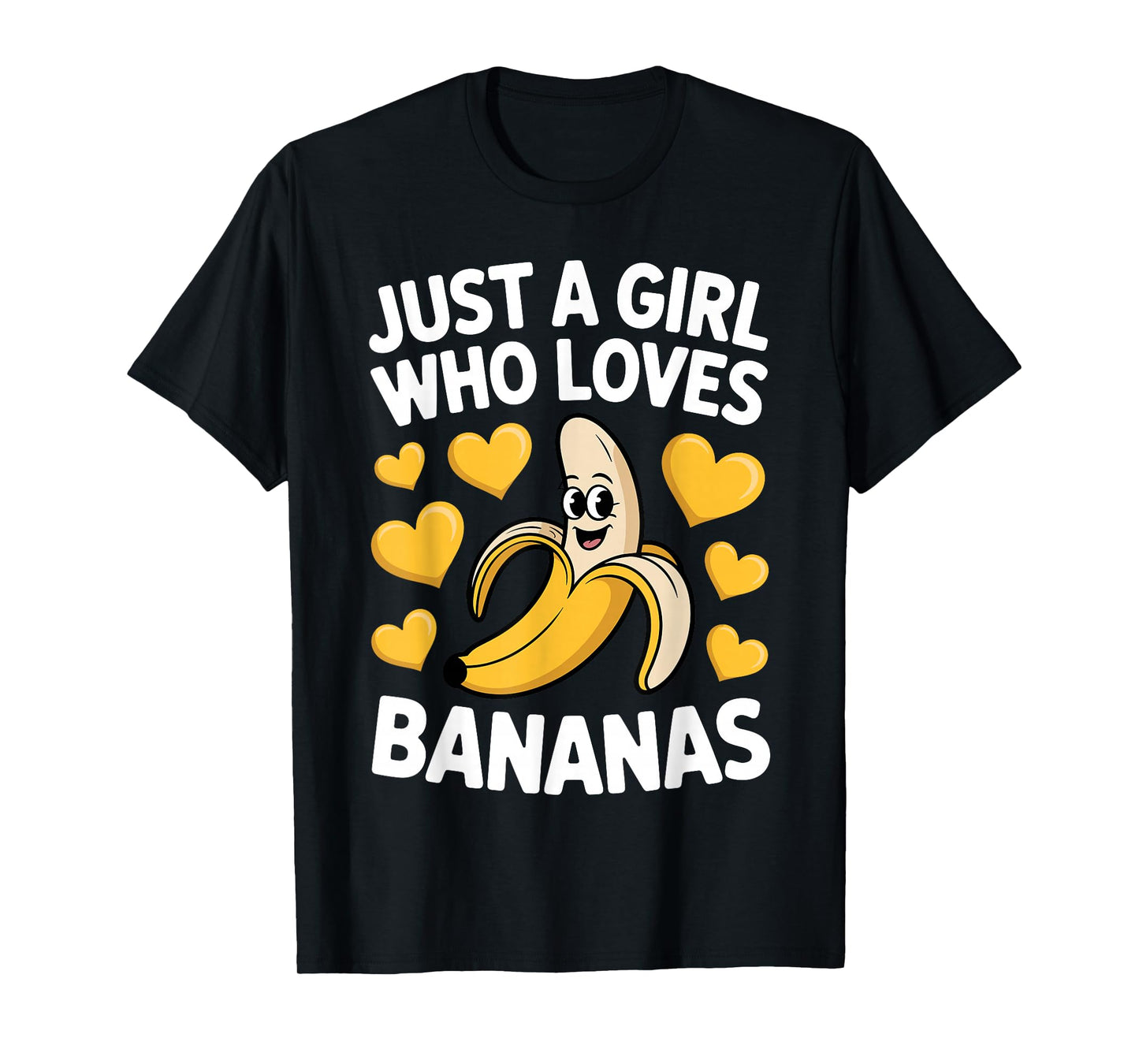 Funny Banana Design for Women Girls Banana Lovers Banana T-Shirt