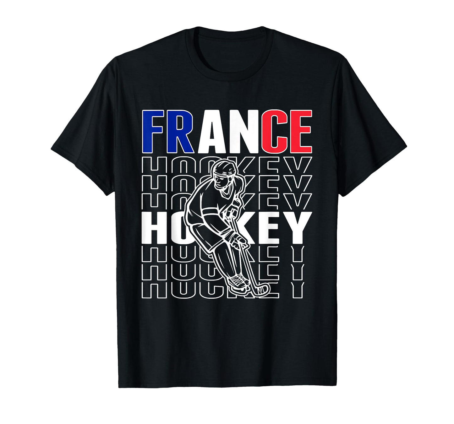 France Ice Hockey Fans Jersey Support French Hockey Team T-Shirt